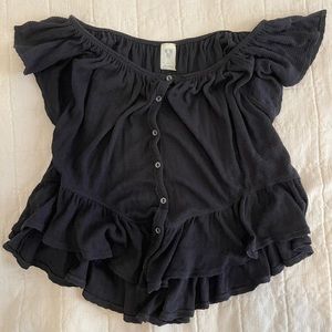 Free People off shoulder top